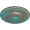 Ekena Millwork Lyon Ceiling Medallion (Fits Canopies up to 3 5/8"), 23 1/2"OD x 3 1/4"P, Copper Green Patina CM23LYCGS - alternate 2